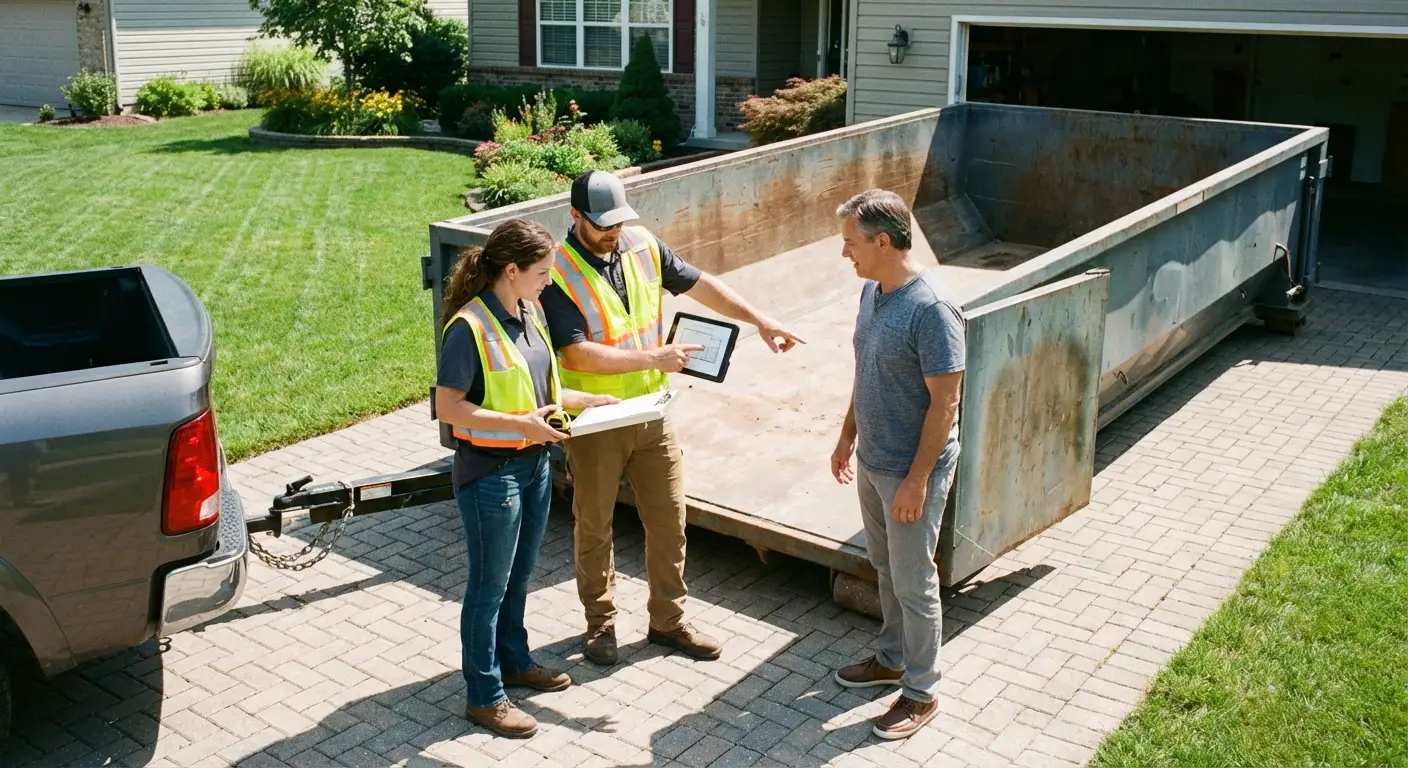10 Yard Dumpster Rental Process in Kissimmee, FL