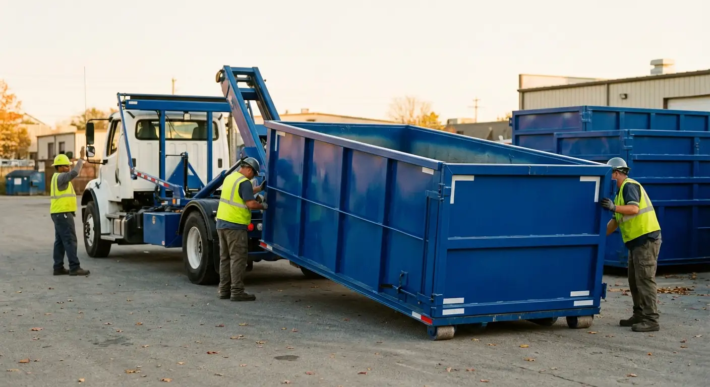 Commercial waste management and dumpster rental logistics in Kissimmee, FL